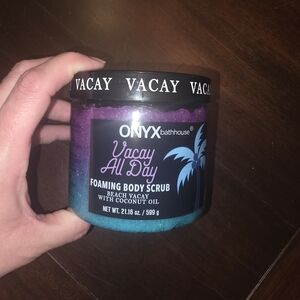 Onyx Vacay All Day Foaming Body Scrub - Purple & Teal